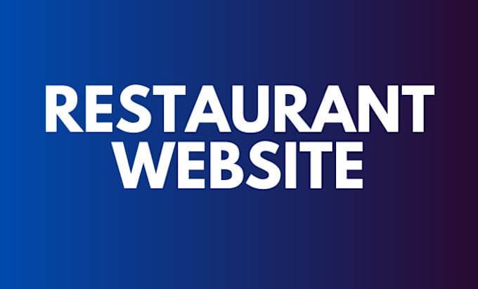 Bestseller - professional restaurant website design boost your online presence