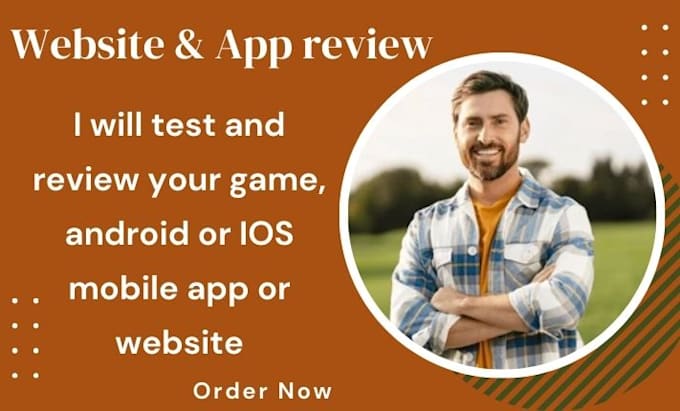 Gig Preview - Do test review your game, android or IOS mobile app or website