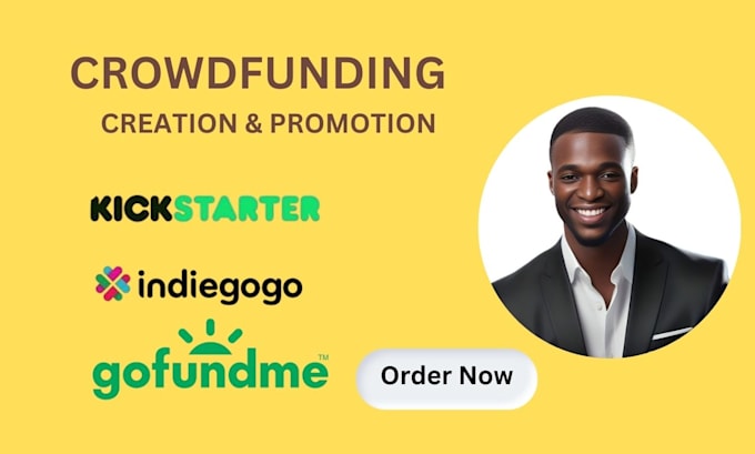 Bestseller - create and do organic promotion for kickstarter, gofundme crowdfunding campaign