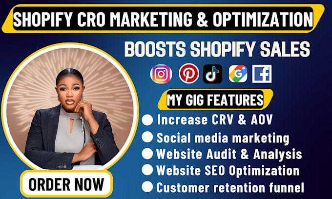 Gig Preview - Do cro audit, ecommerce marketing conversion rate optimization to boost sales