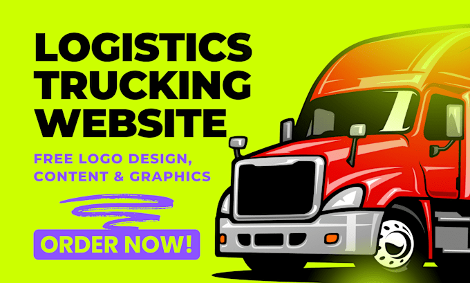 Gig Preview - Create logistics, trucking, dispatch and moving solutions website