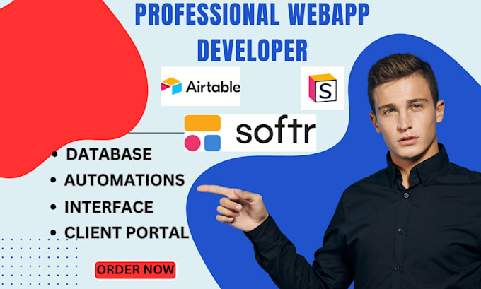 Gig Preview - Setup airtable database, smartsuite, softr webapp, zapier integration