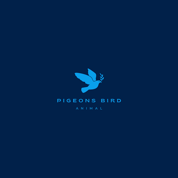 Gig Preview - Make a high quality and modern pigeon logo for you