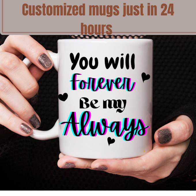 Gig Preview - Do awesome custom coffee mug design or coffee cup design