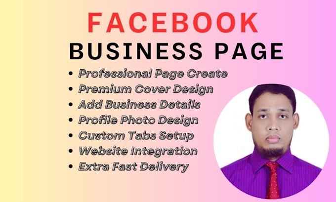 Gig Preview - Do facebook business page create and social media setup