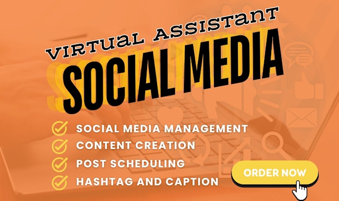 Gig Preview - Be your reliable virtual assistant and social media manager