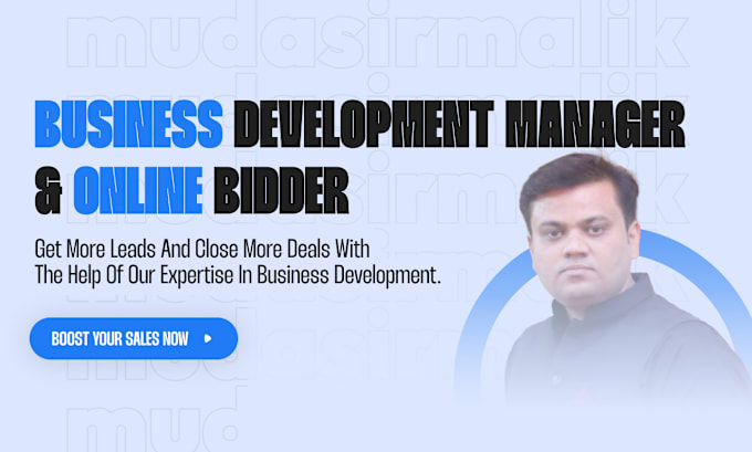 Gig Preview - Your business developer, sales and freelancing platform expert, online bidder