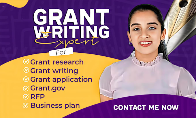 Gig Preview - Do grant research, grant proposal writing, business plan