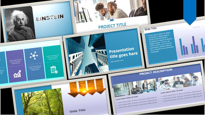 Gig Preview - Design master research based powerpoint template and pitch deck presentations