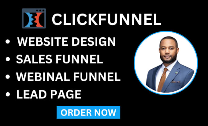 Bestseller - design clickfunnel website, clickfunnel sales page clickfunnel automation