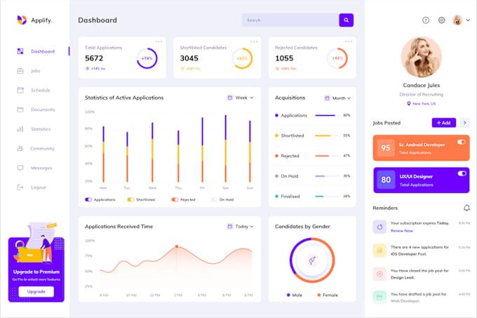 Gig Preview - Develop web application, desktop app, CRM, cms, erp, hrm, pos, saas, HR app