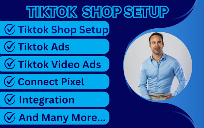 Gig Preview - Tiktok shop setup tiktok ads tiktok video ads tiktok shop virtual assistant