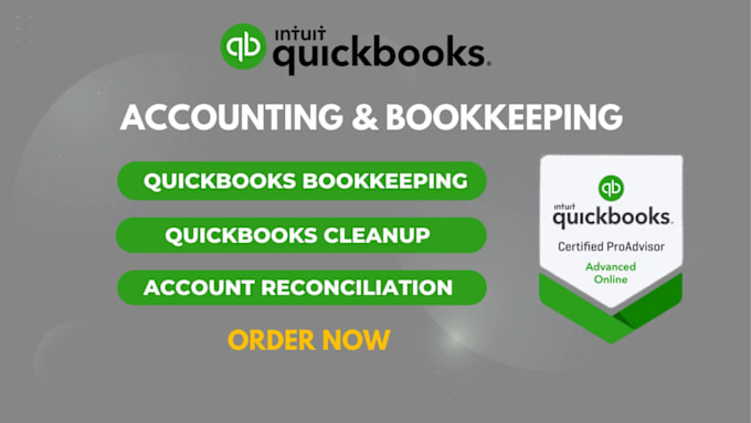 Bestseller - do bookkeeping in quickbooks online, account setting, invoice, billing