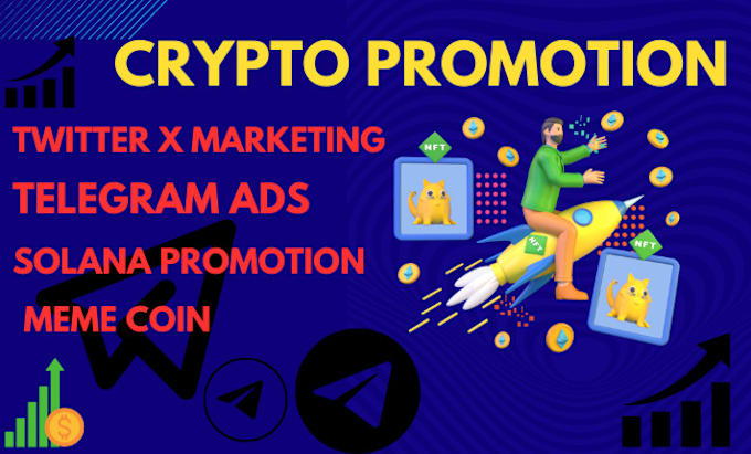 Gig Preview - Crypto twitter x marketing for real organic followers growth, telegram promotion