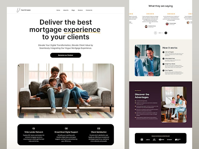 Bestseller - design mortgage and real estate investor website