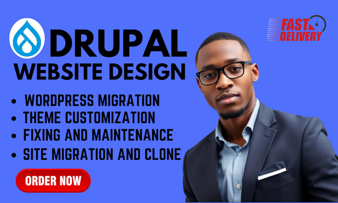 Gig Preview - Drupal website development update wordpress joomla drupal migration php fix bugs