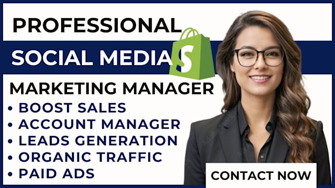 Gig Preview - Be your social media marketing manager, content creator, facebook ads or tiktok