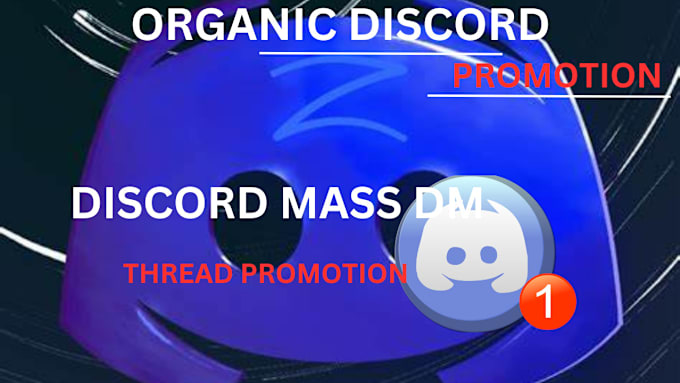 Gig Preview - Do organic discord server promotion, discord mass dm, telegram promotion