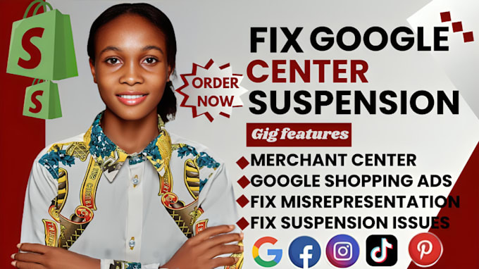 Gig Preview - Setup google shopping ads and fix all merchant center suspension