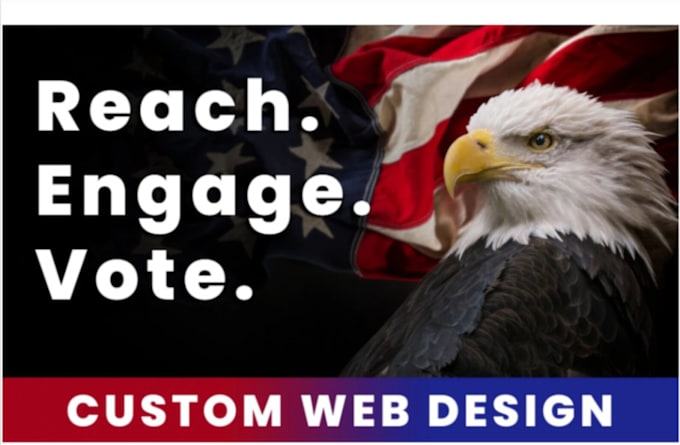 Gig Preview - Build winning election website political campaign website,