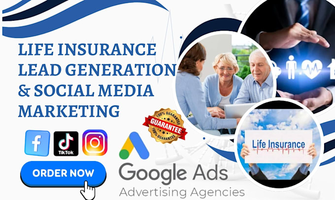 Gig Preview - Generate life insurance leads health insurance funnel iul insurance leads