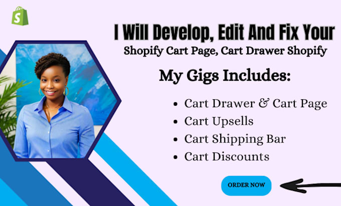 Gig Preview - Develop, edit and fix your shopify cart page, cart  drawer shopify