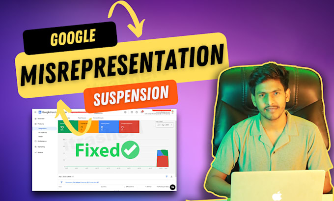 Gig Preview - Fix google merchant center misrepresentation suspension