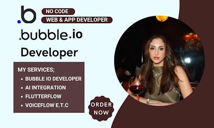 Gig Preview - Be bubble io developer bubble io saas developer bubble mvp web application