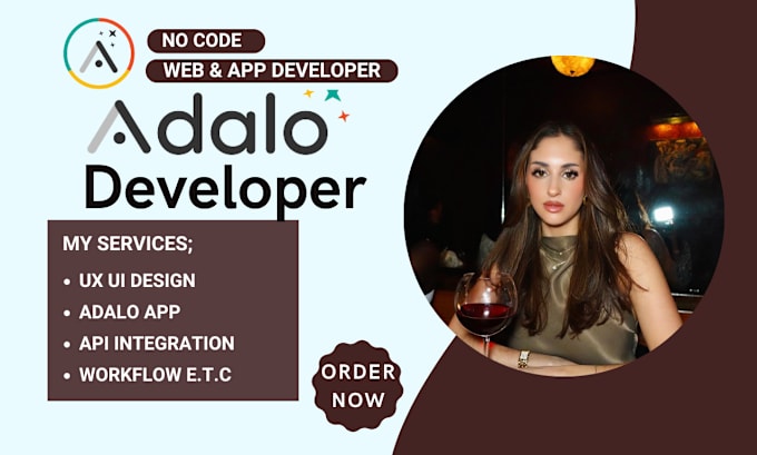 Gig Preview - Be adalo developer develop ios app bubble io adalo buildfire glide api expert