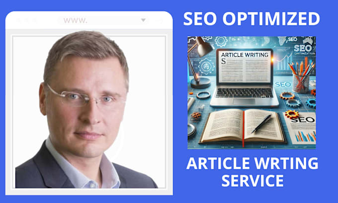 Gig Preview - Write an SEO optimized article for your blog