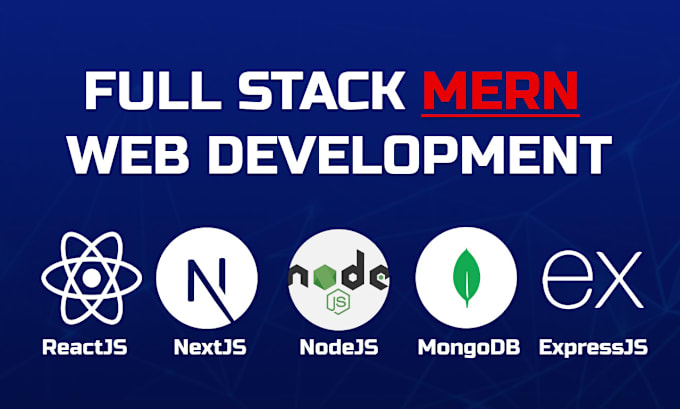 Gig Preview - Full stack mern react js nextjs mongodb nodejs mysql express website or app