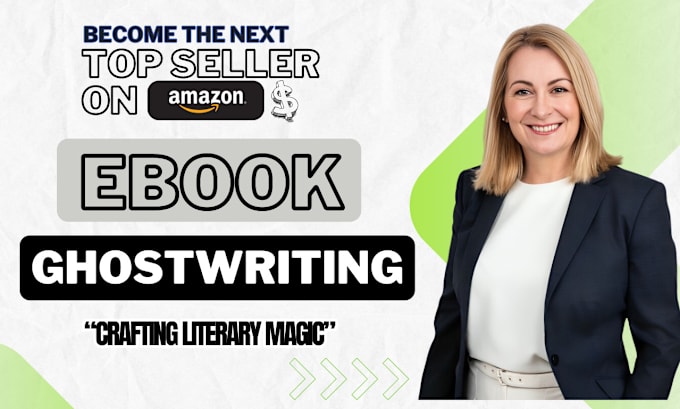 Gig Preview - Be your ghost book writer, ebook writer, ebook ghostwriting, ghost writer