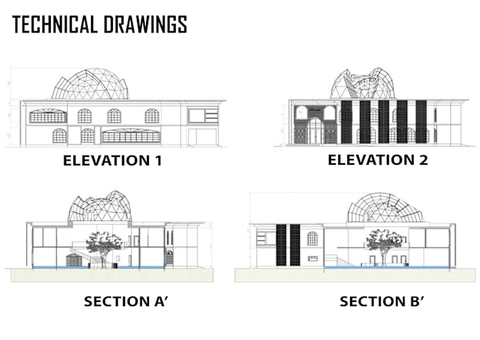 Gig Preview - Make architectural drawings in autocad