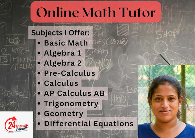 Gig Preview - Be your online math tutor for all grades