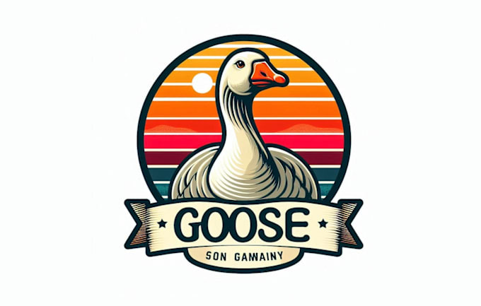 Gig Preview - Make incredible wonderful goose logo