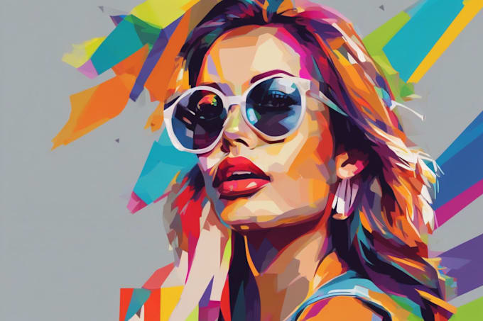 Gig Preview - Draw an awesome wpap pop art portrait style