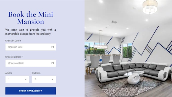 Gig Preview - Squarespace vacation rental website squarespace vacation rental long term rental