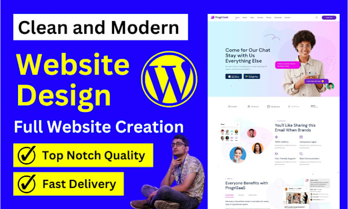 Gig Preview - Create modern website design, landing page, app ui ux design