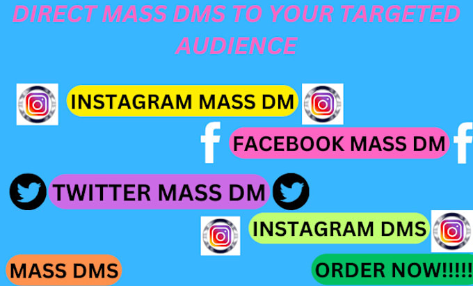 Bestseller - do instagram mass dm facebook mass dm twitter mass dm mass dm instagram dms