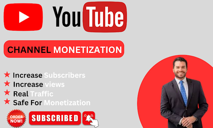 Bestseller - do fast youtube channel promotion to gain views and monetize