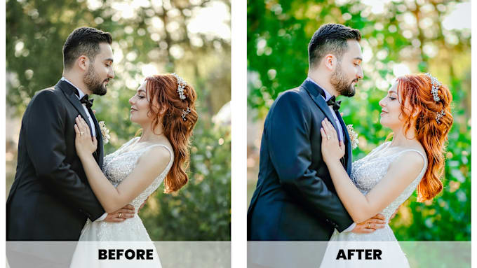 Gig Preview - Do professionally retouch and edit your wedding photos