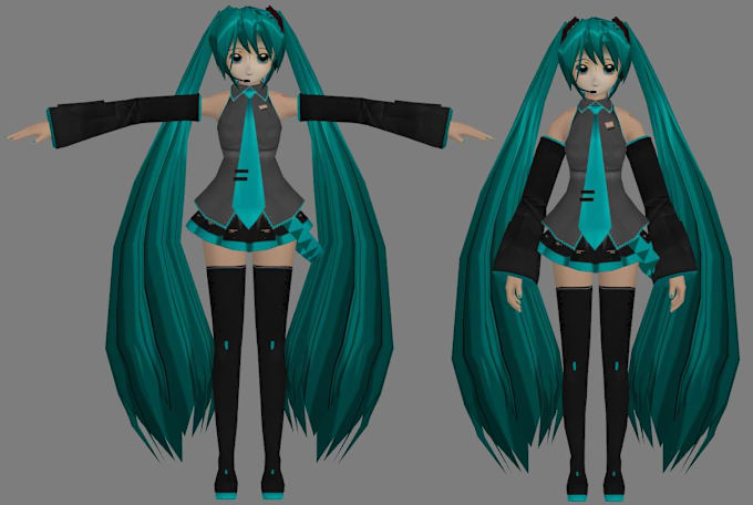 Gig Preview - Create or convert any character to mmd model for video animation or gaming