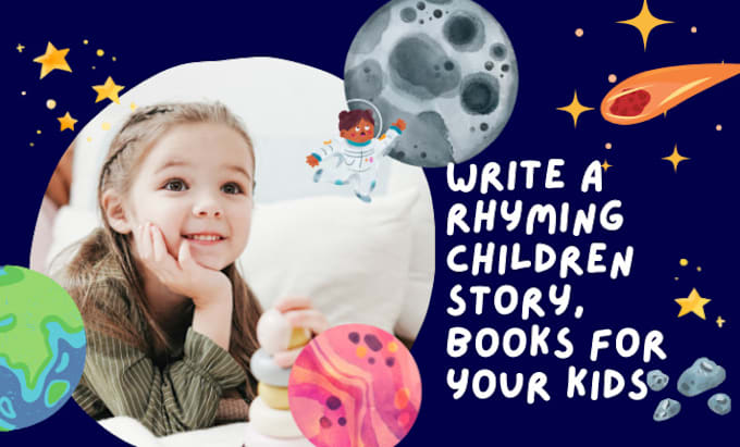 Gig Preview - Write a rhyming children story, books for your kids