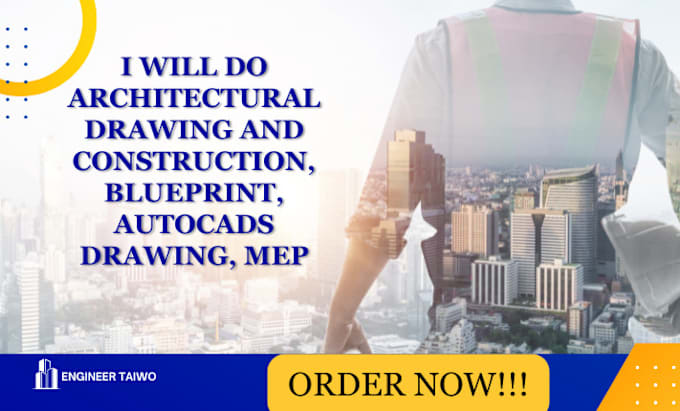 Gig Preview - Do architectural drawing and construction, blueprint, autocads drawing, mep