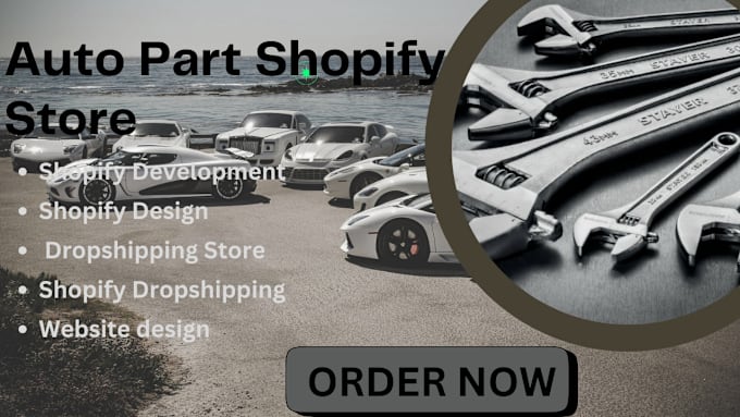 Gig Preview - Design auto parts shopify store automotive shopify design