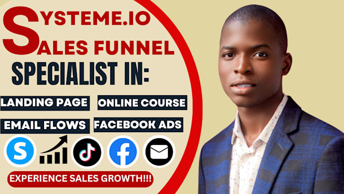 Gig Preview - Do systeme io sales funnel, ebook sales funnel in systeme io