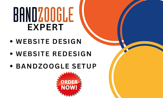 Gig Preview - Design an awesome bandzoogle website and store