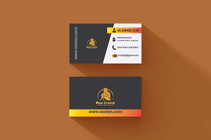 Gig Preview - Design business or visiting card