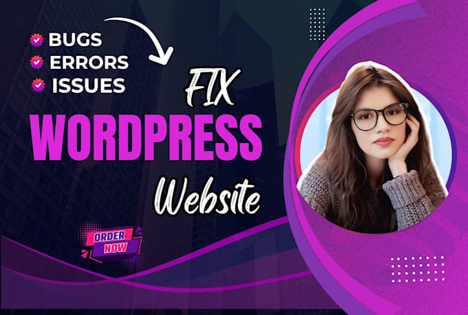 Gig Preview - Fix wordpress website bugs, errors, and issues quickly