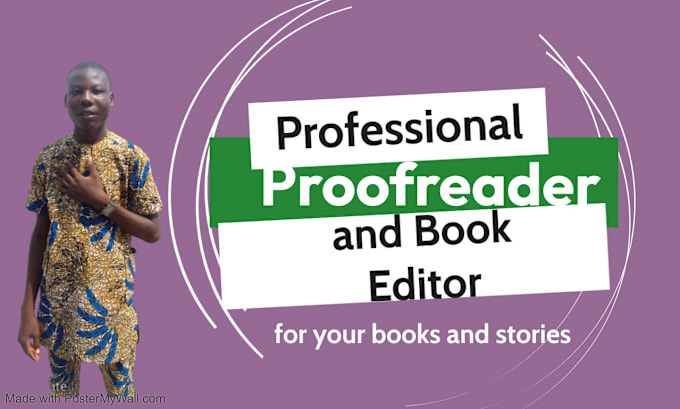 Gig Preview - Become your professional proofreader and book editor